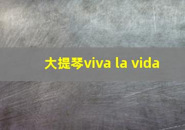 大提琴viva la vida